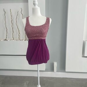 lululemon athletica Purple and Pink Women's Top